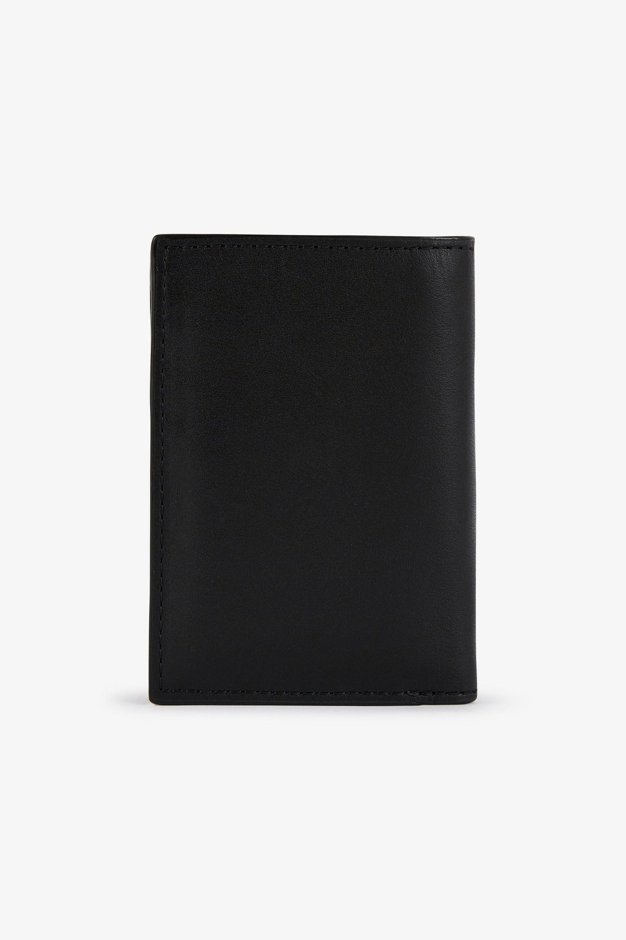 Porte feuille noir en cuir