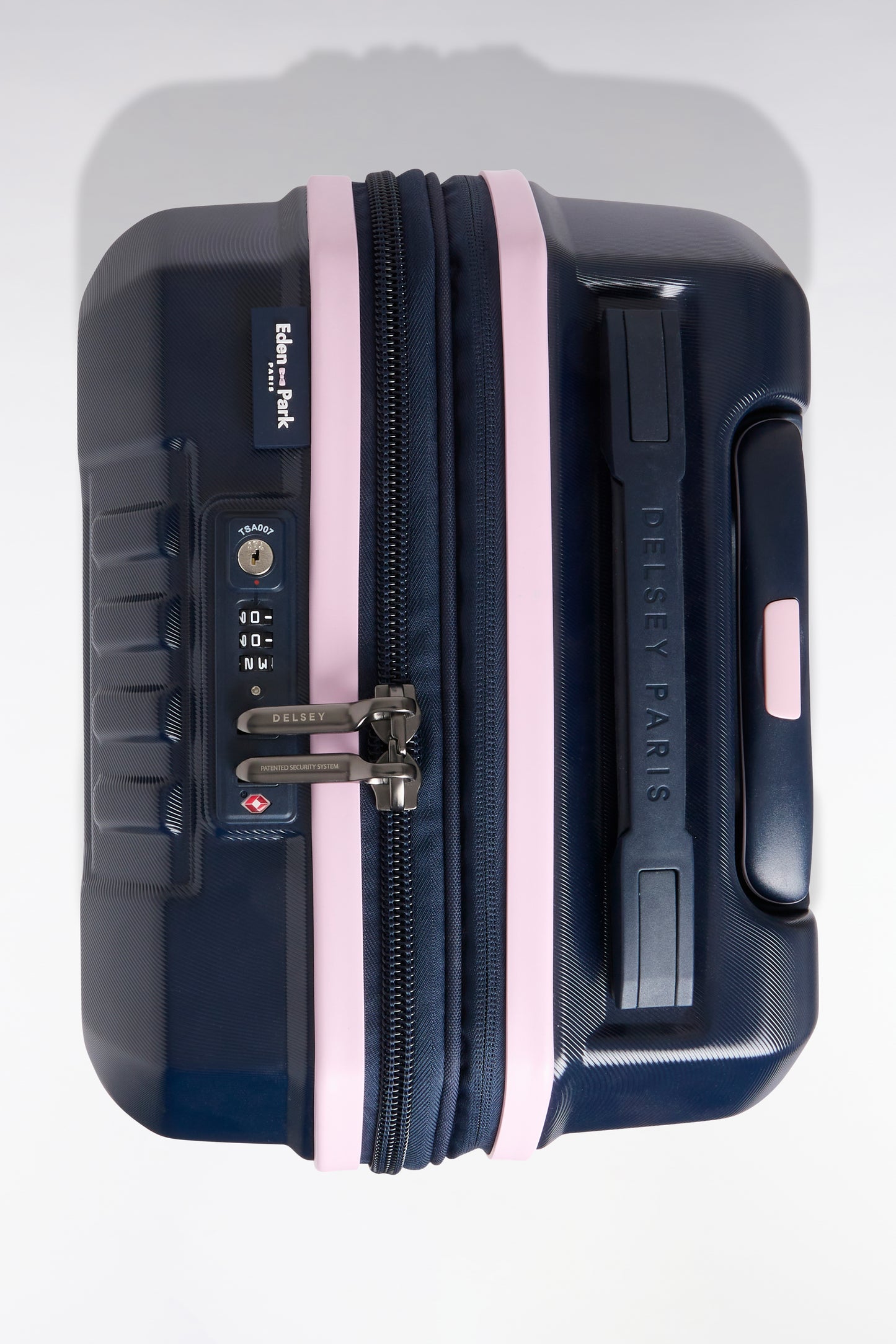 Valise cabine extensible Tournée French Flair Delsey Paris x Eden Park