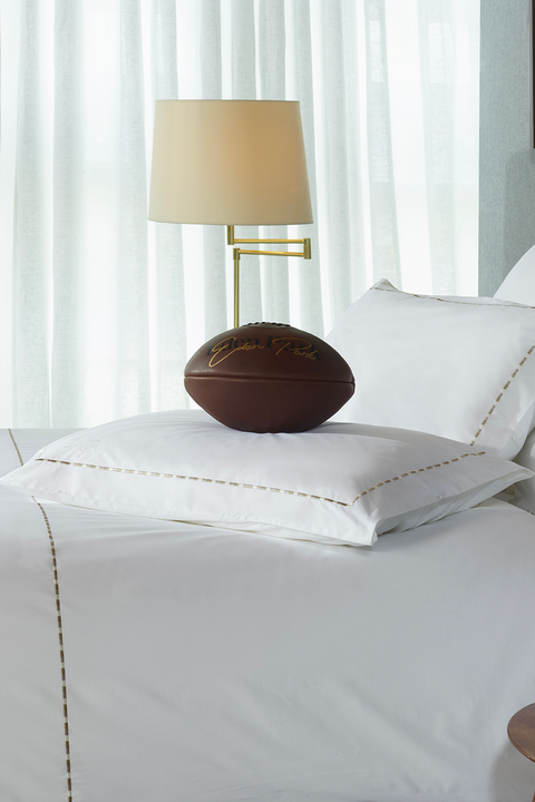 2 rectangular pillowcases, white and beige - Décrochons la lune - Image 1