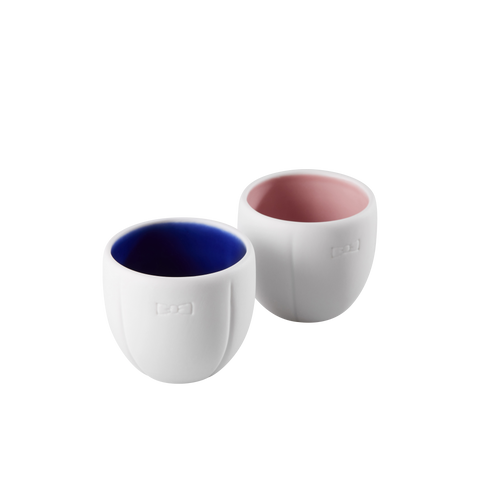 Deux tasses à café en porcelaine - Image 2