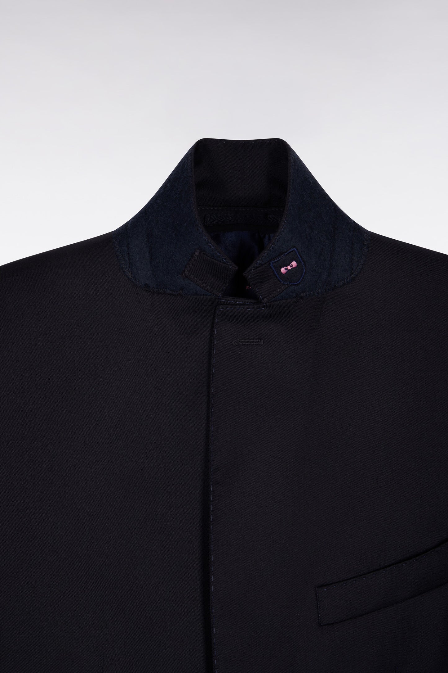 Blazer bleu marine slim fit 100 % laine