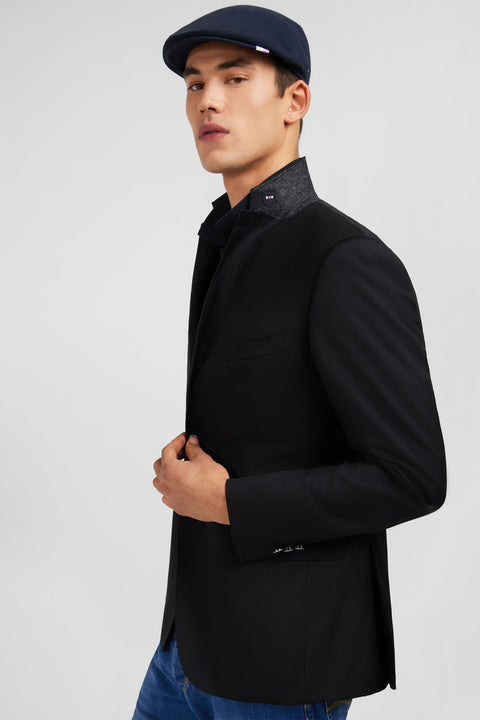 Blazer noir slim fit 100 % laine - Image 3