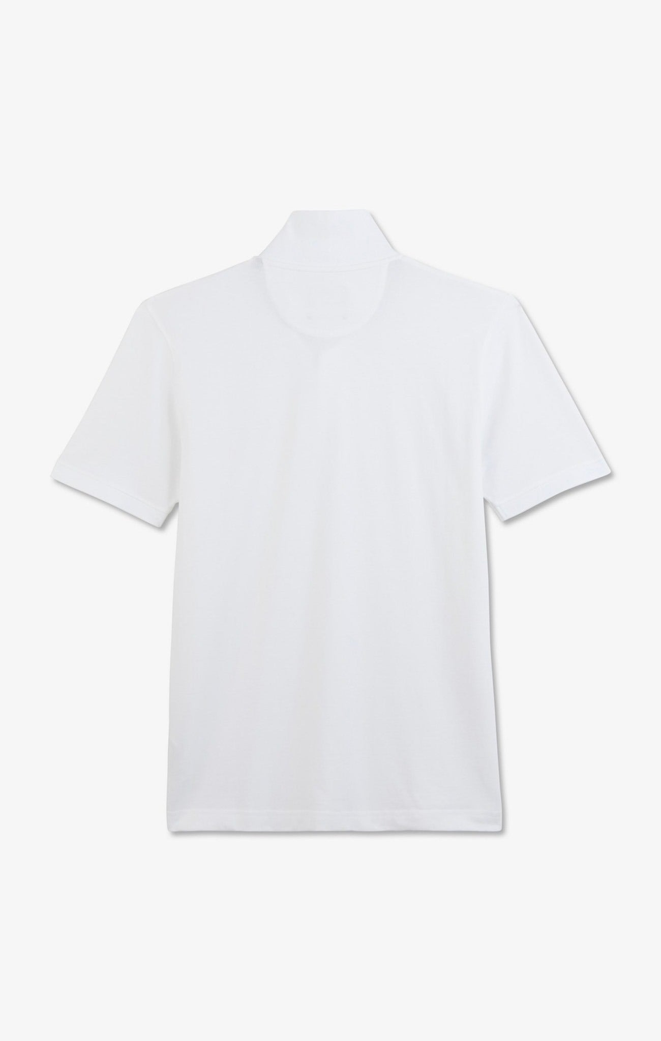 Polo blanc en coton pima stretch