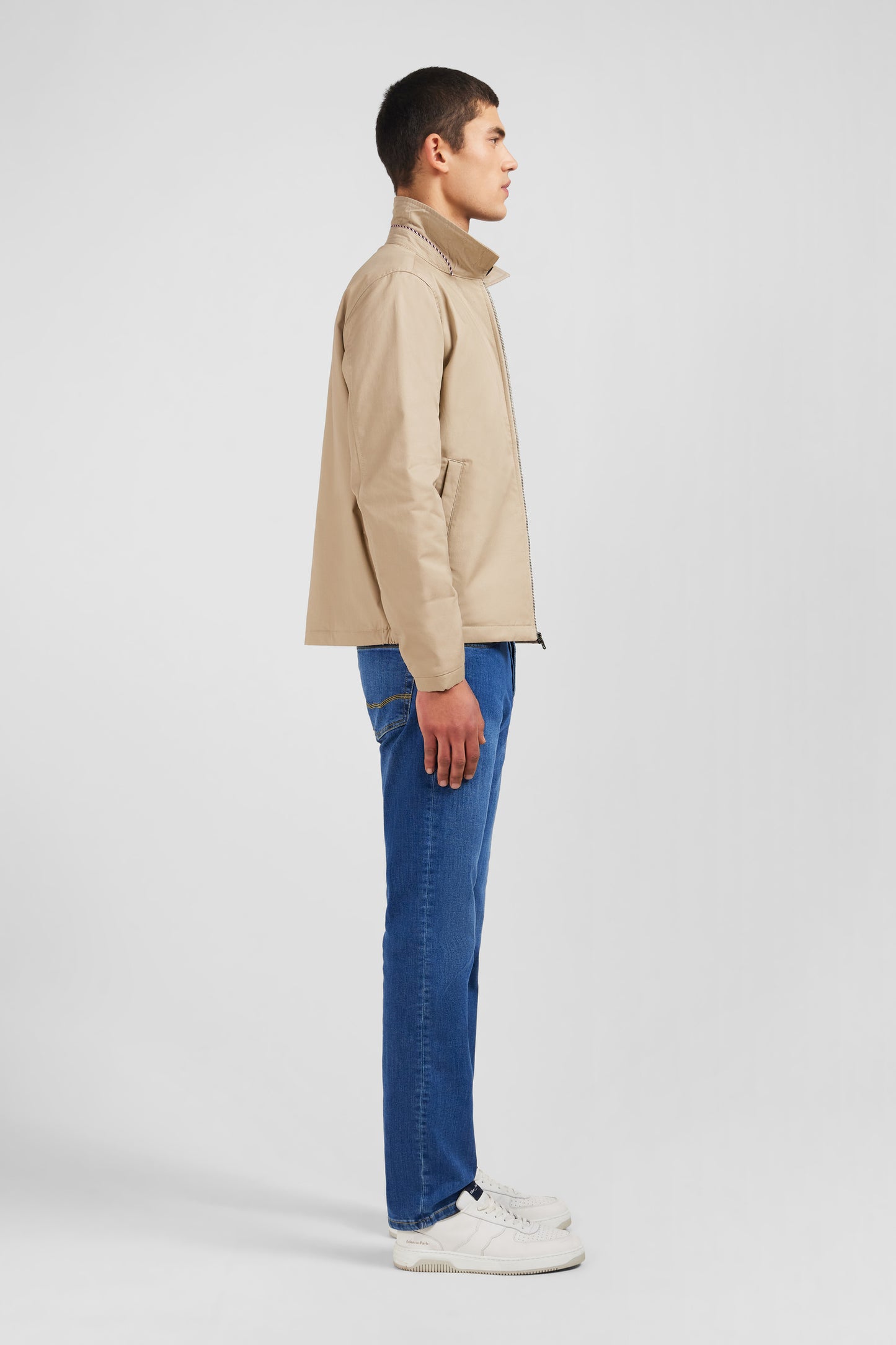 Blouson beige rembourré