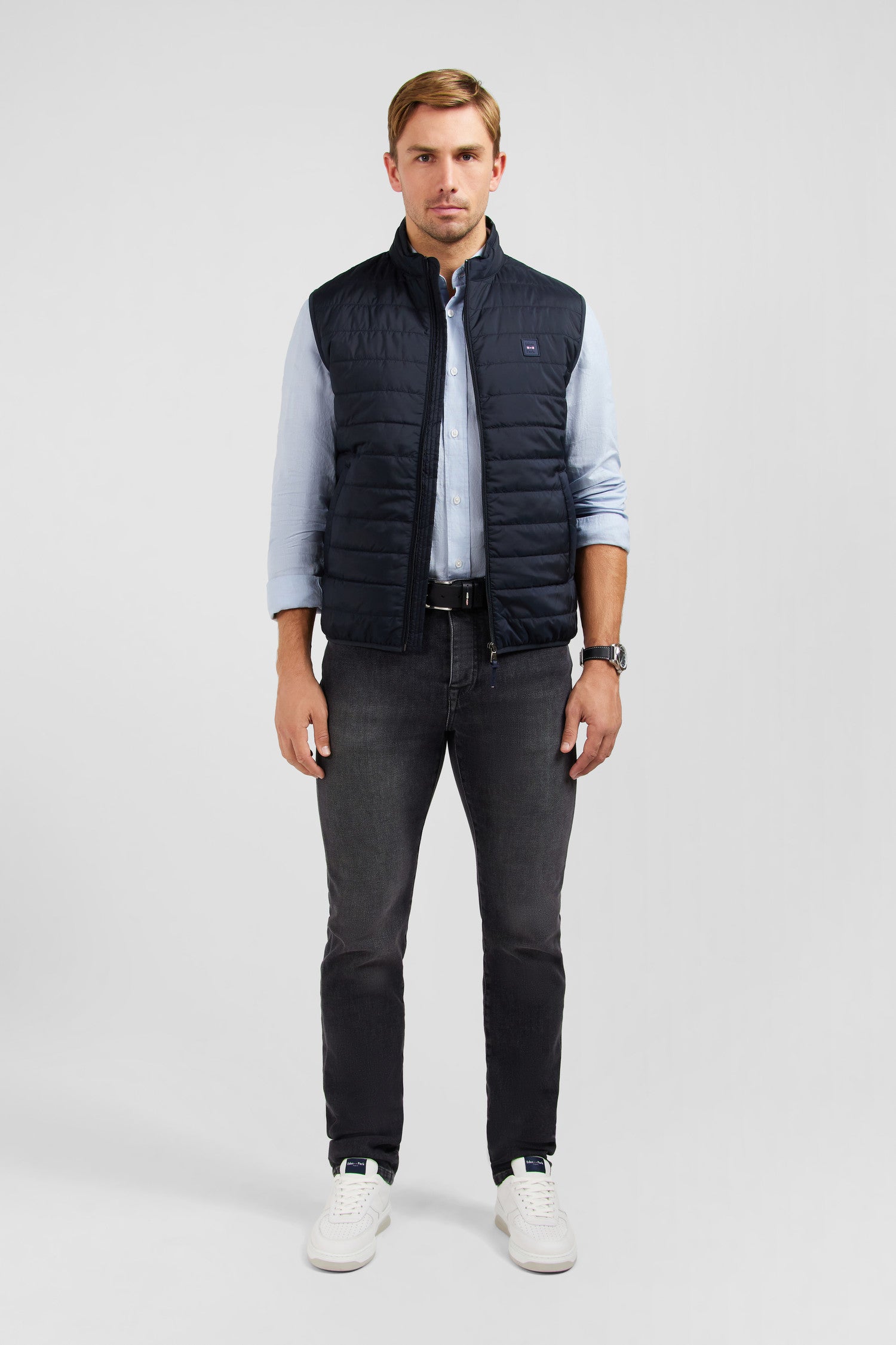 Doudoune sans manches bleu marine homme | Bonobo Doudoune sans manches bleu marine homme | Bonobo