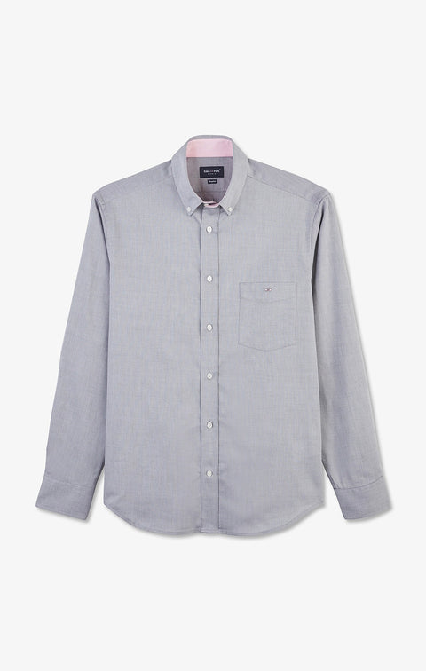 Light grey cotton shirt - Image 2