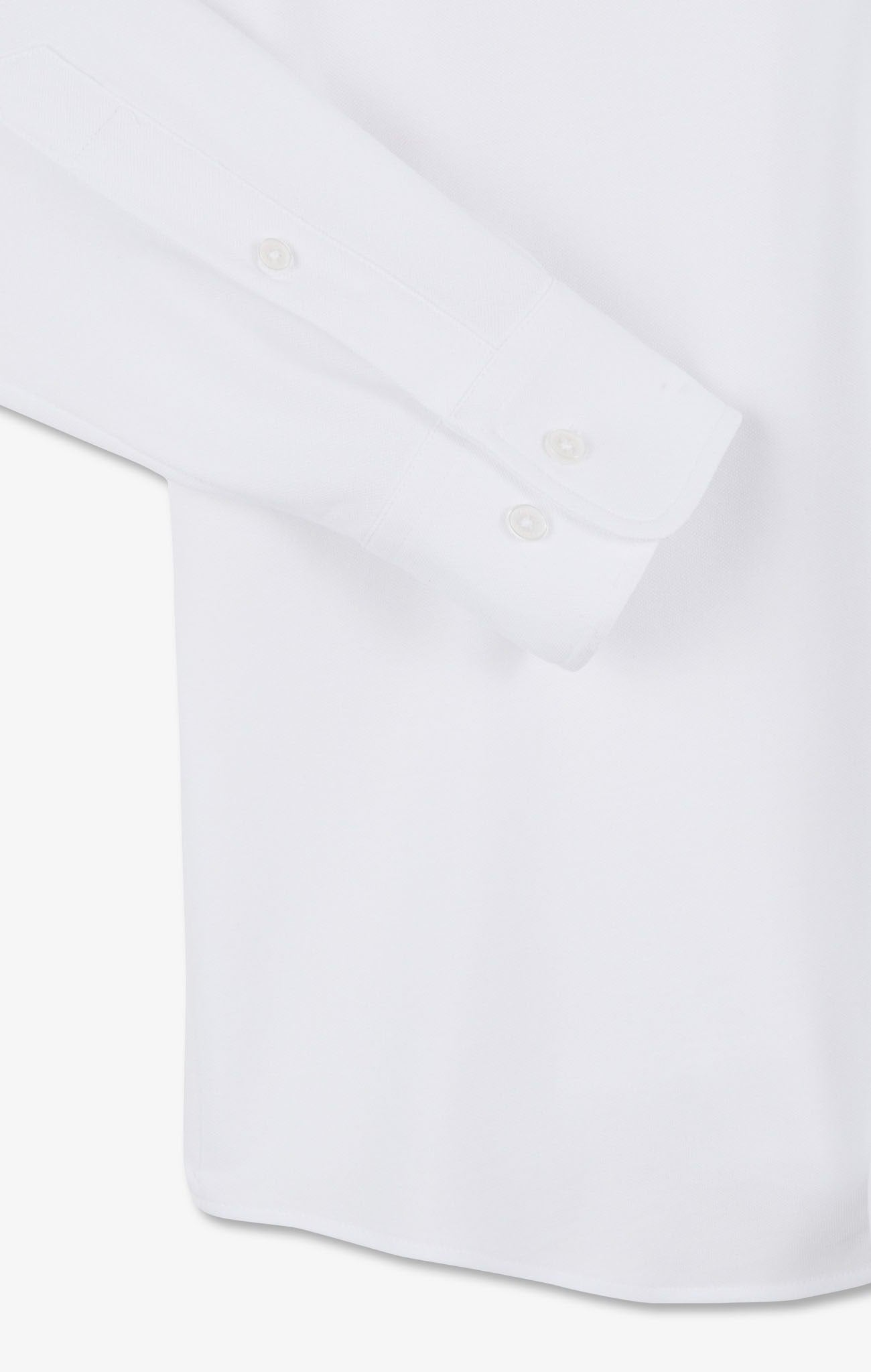 Chemise en coton pinpoint blanc