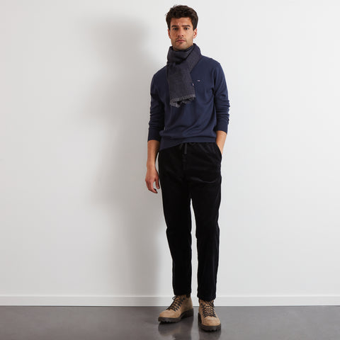 Pantalon chino velours élastiqué noir - Image 3