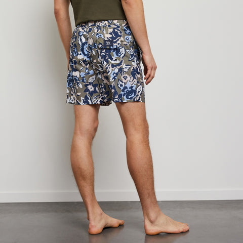 Short de bain blanc imprimé fleurs exclusif - Image 3