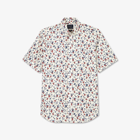 Chemisette en coton Pima imprimée exclusif fleuri - Image 2