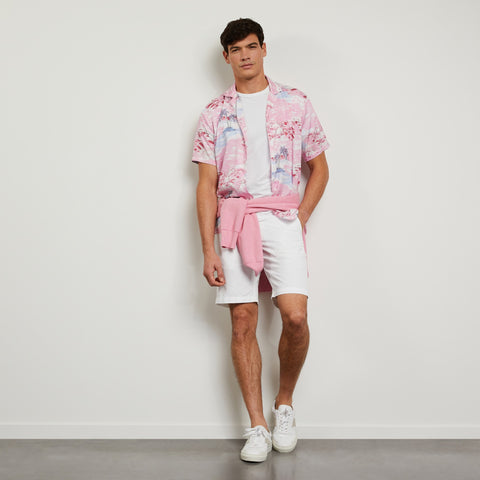 Blouse with exclusive palm tree print - Image 1
