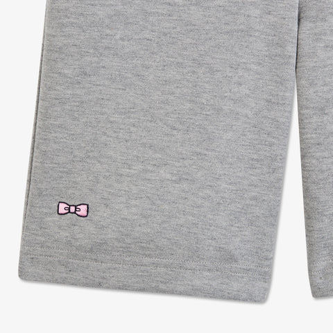 Grey fleece shorts - Image 3
