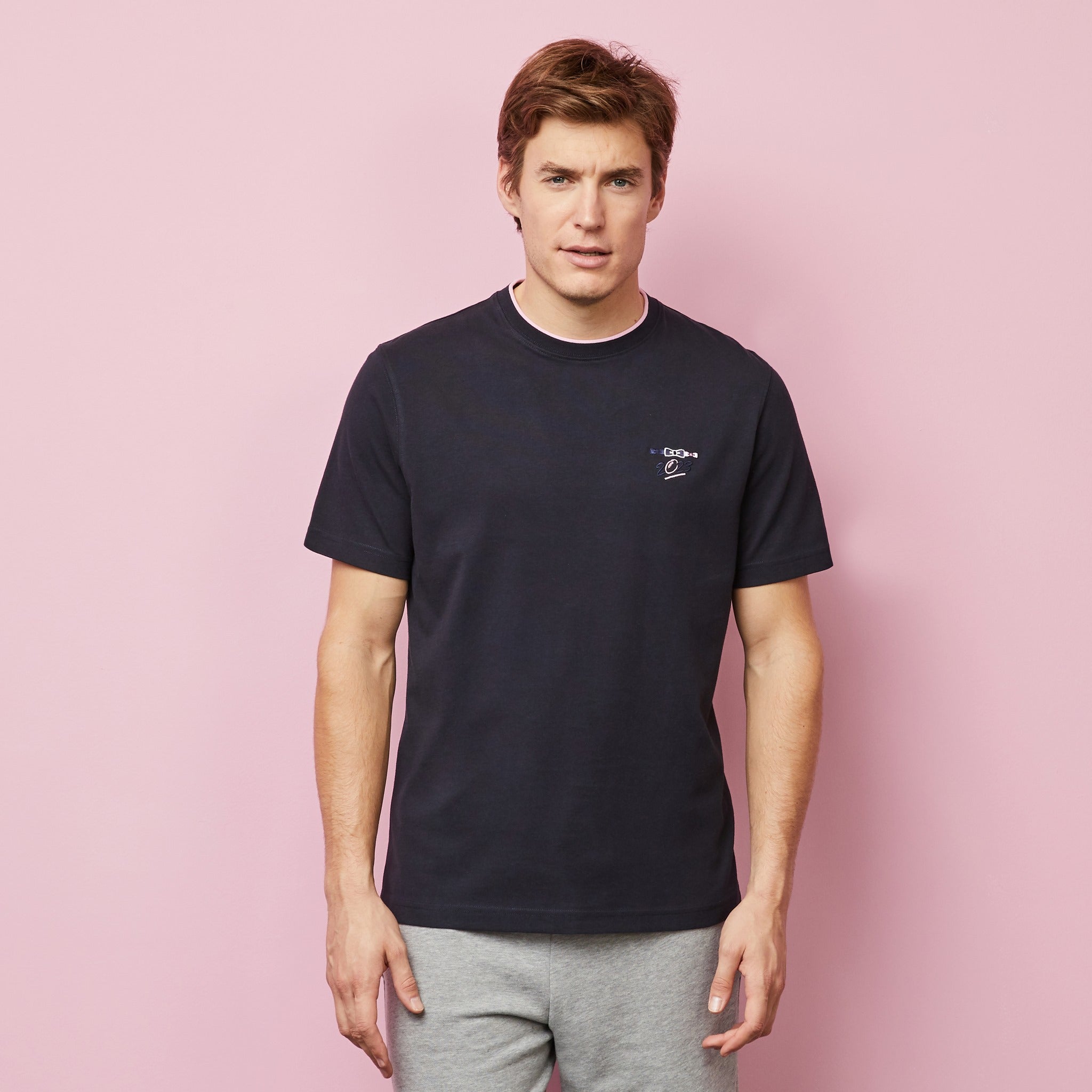 T-shirt manches courtes bleu marine – Eden Park