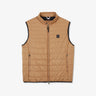 Doudoune beige sans manches