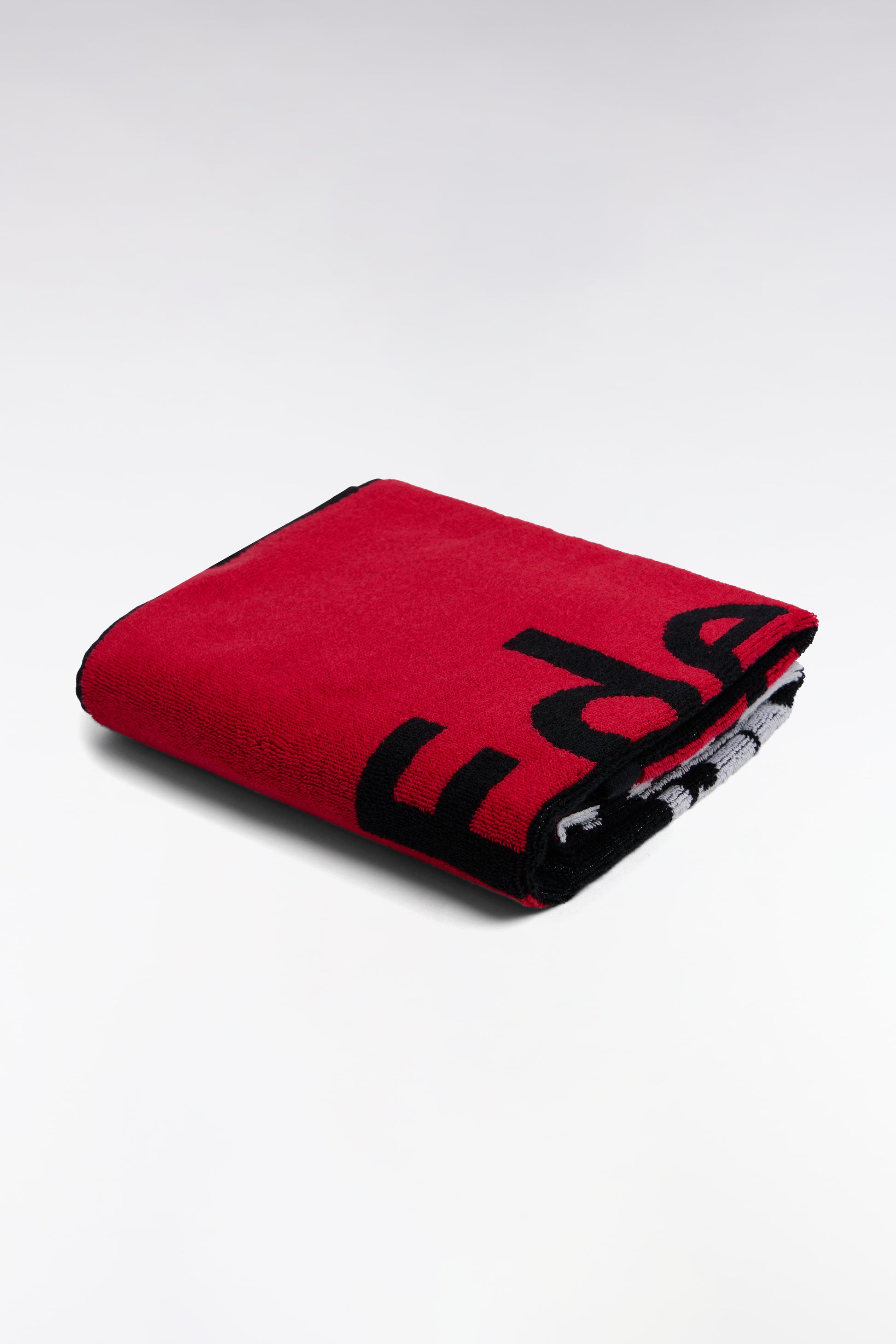 Drap de plage logo Eden Park en coton fuchsia