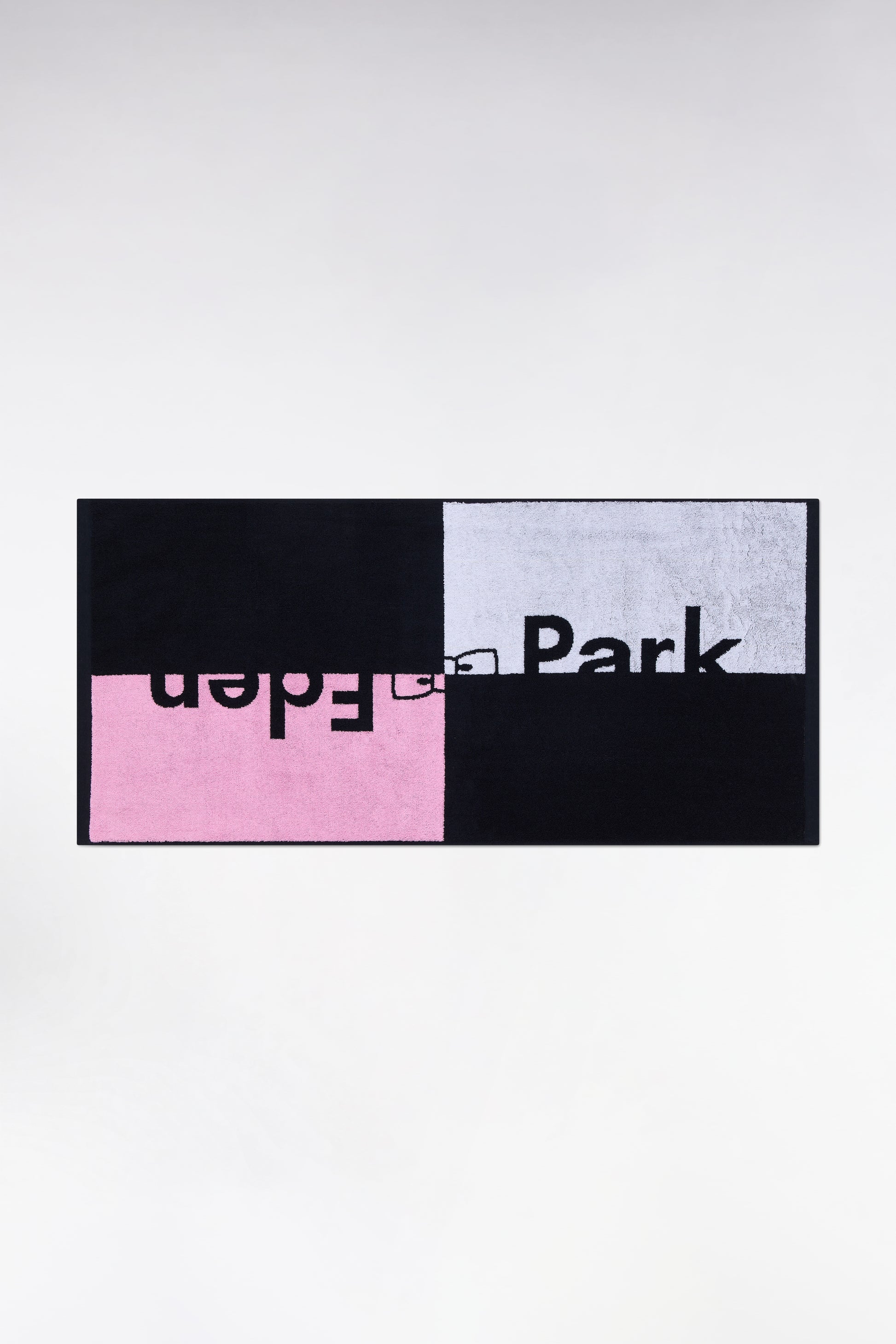Drap de plage Eden Park en coton rose