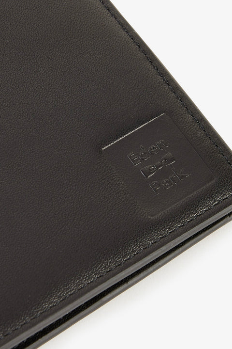 Portefeuille format italien en cuir noir - Image 3