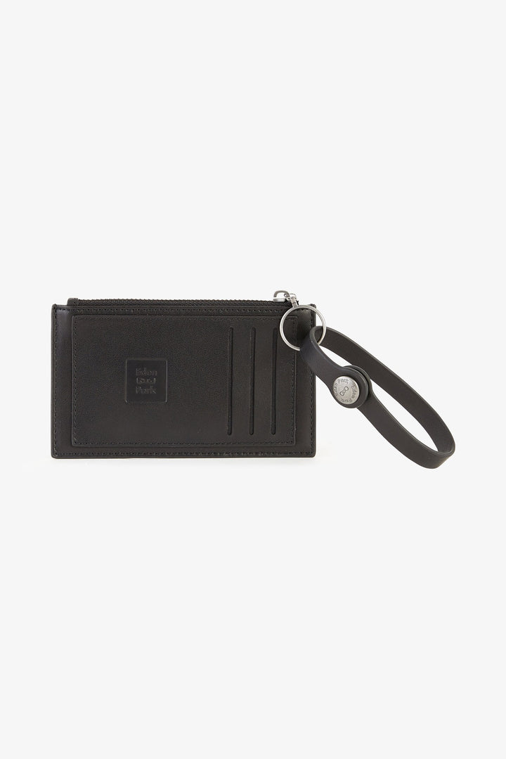 Black leather sleeve