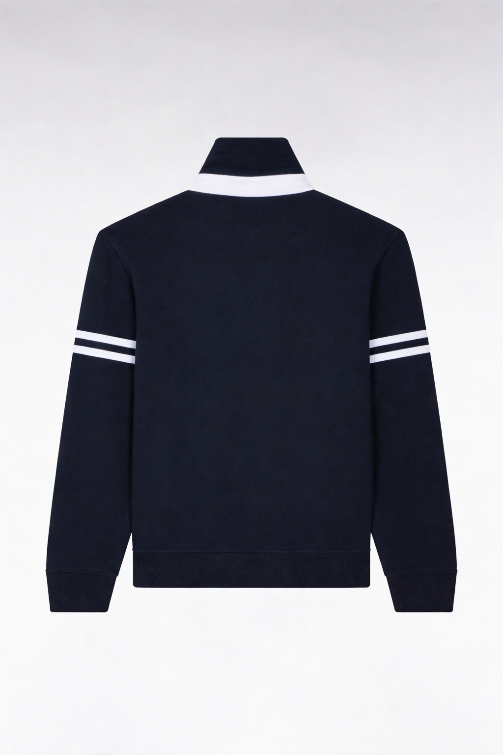 Sweatshirt Rugbyshirt aus Baumwolle Marineblau