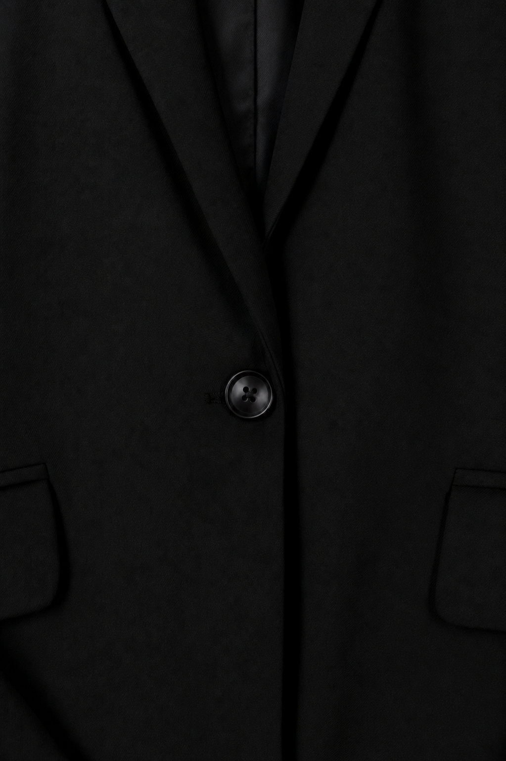 Veste fluide ceinturée noire