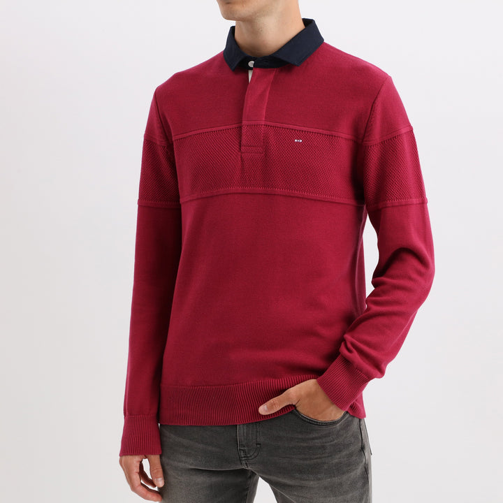 Eden Park Pulls Homme De Couleur Rouge 2099351-rouge0 - Modz