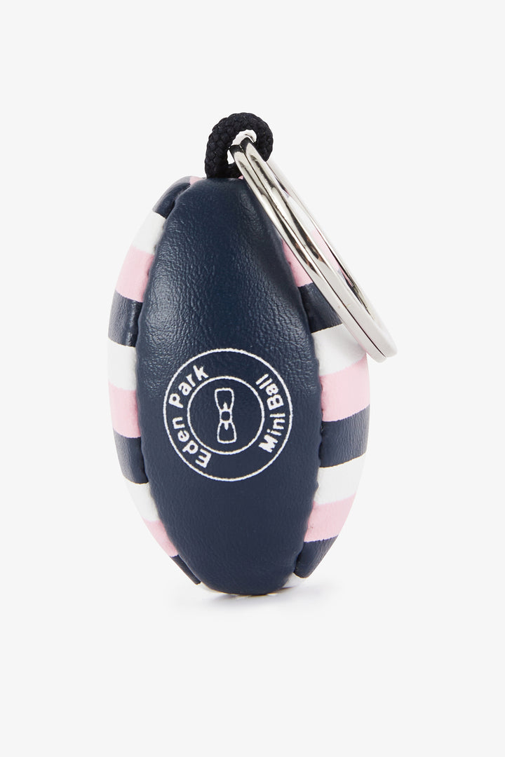 Porte-clés ballon de rugby colorblock sérigraphie