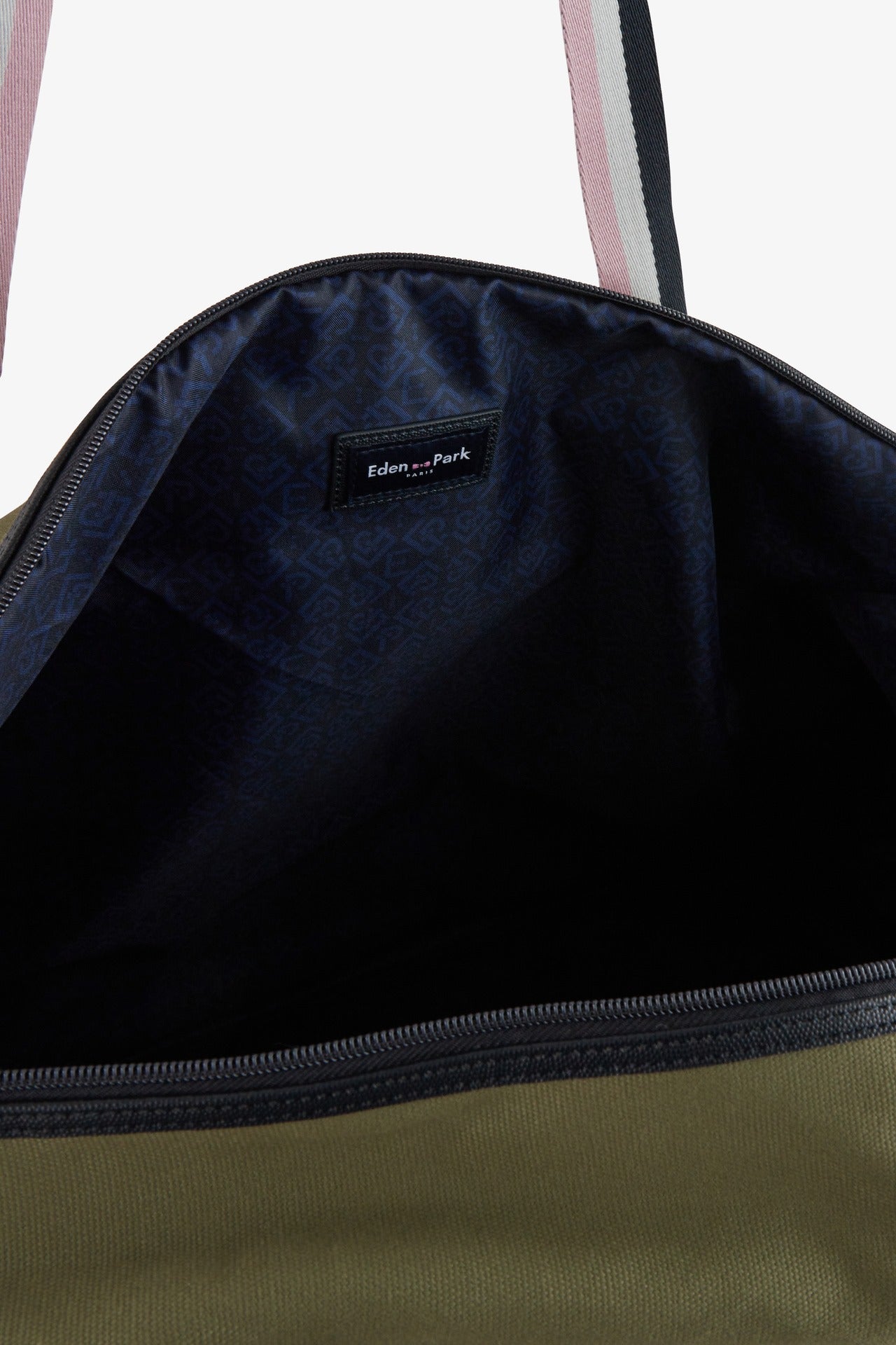 Sac de voyage en tissu kaki