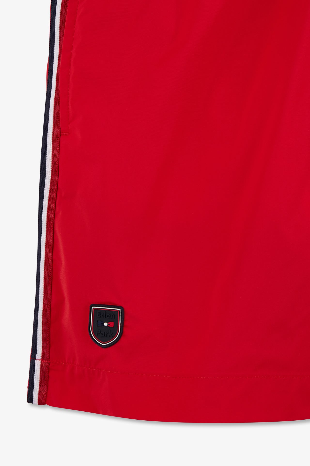 Shorts von Bade unifarben Detail Bänder dreifarbig