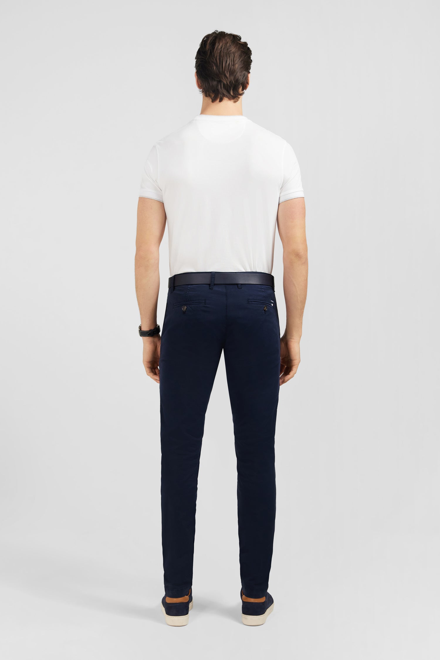 Pantalon chino bleu marine