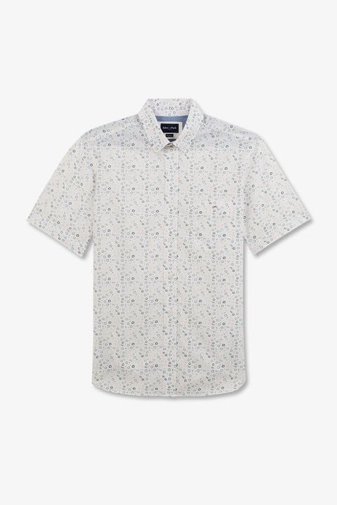 White shirt with exclusive circle print - Image 2