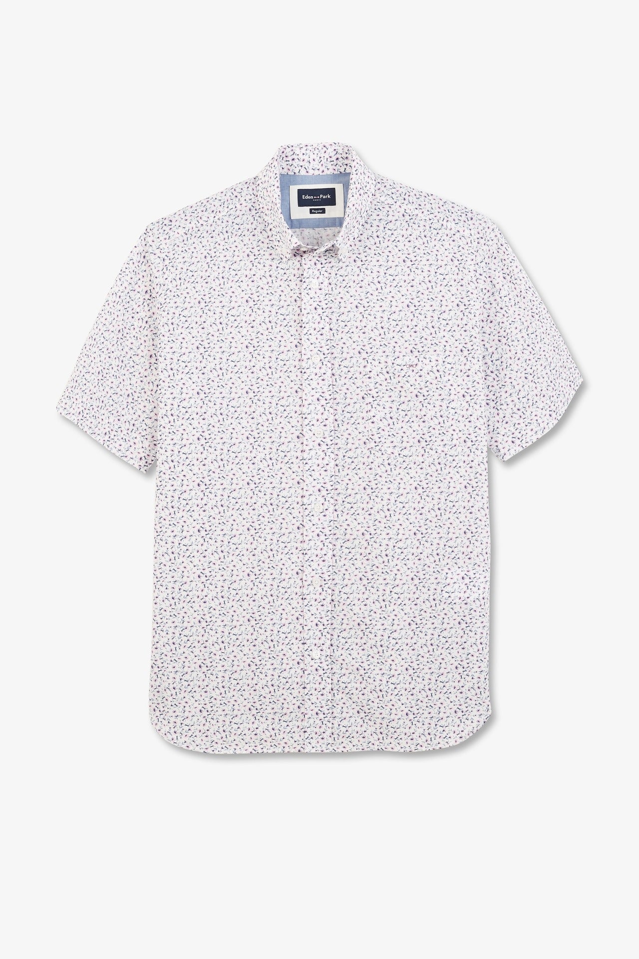 White blouse with exclusive floral print