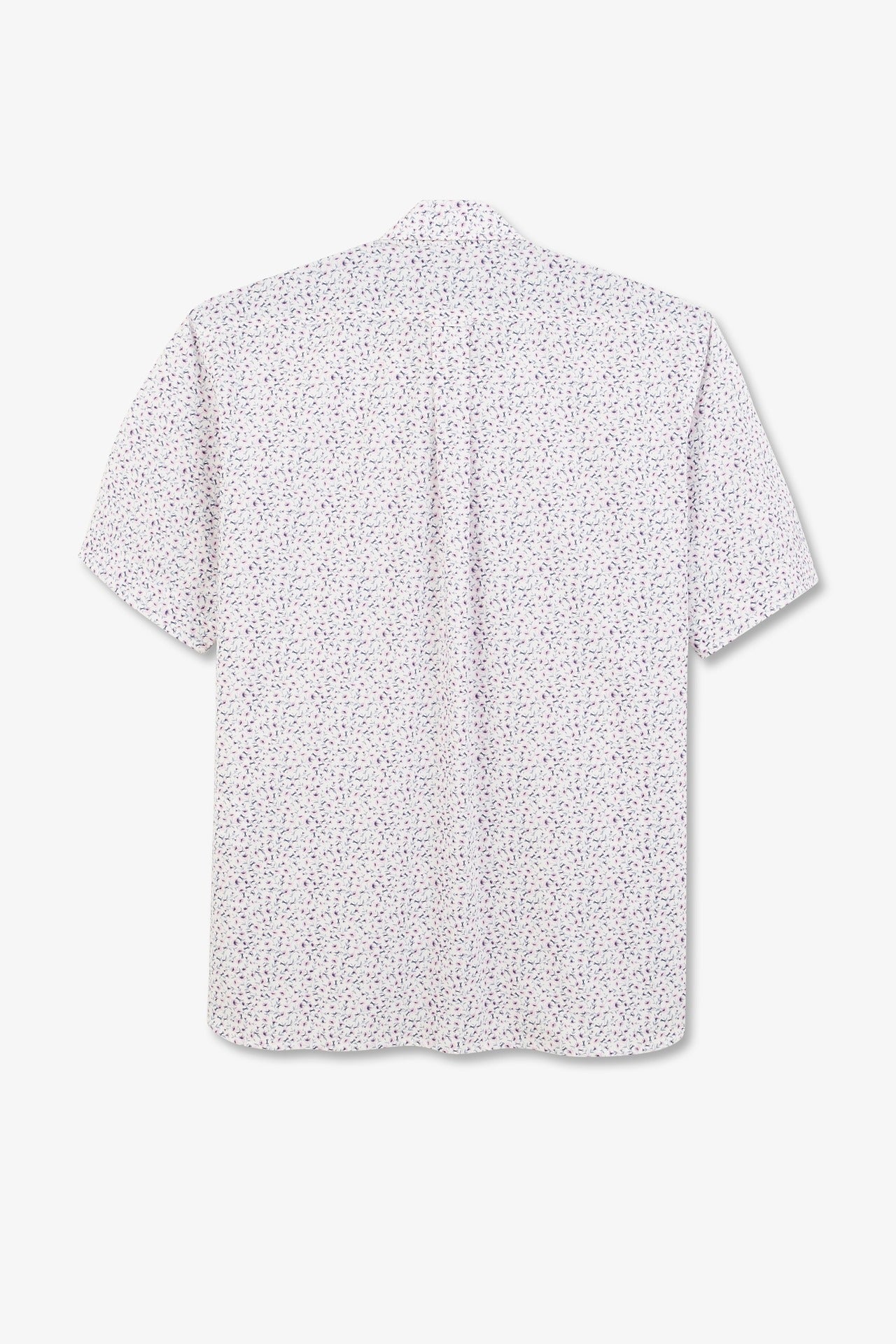White blouse with exclusive floral print