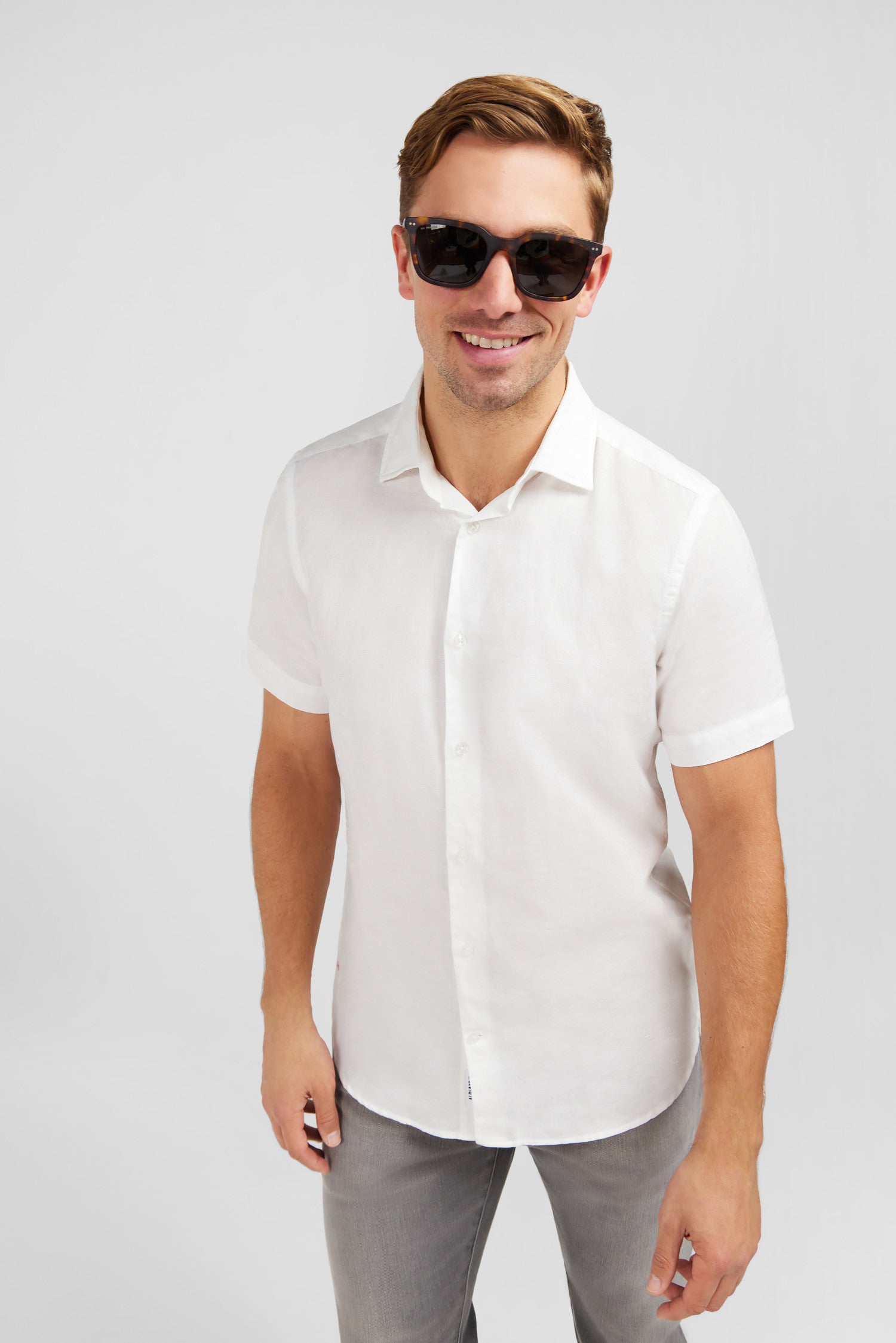 Chemisette blanche a details exclusifs fleuris Eden Park