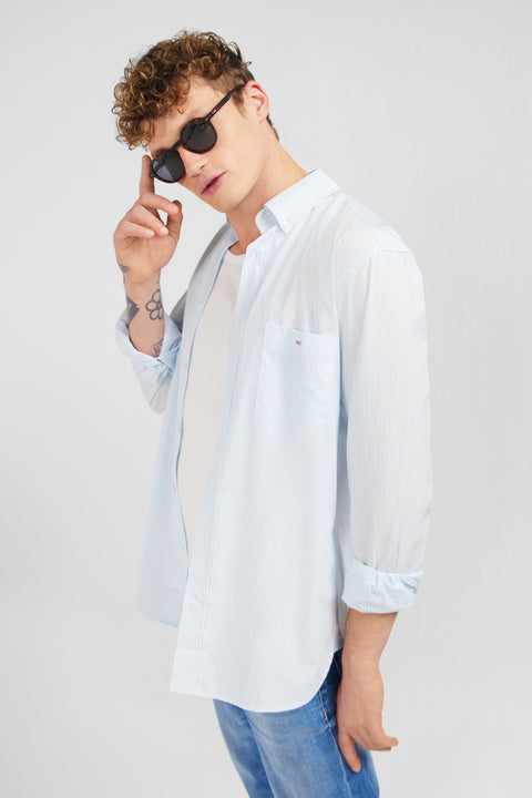 Light blue striped shirt - Image 3