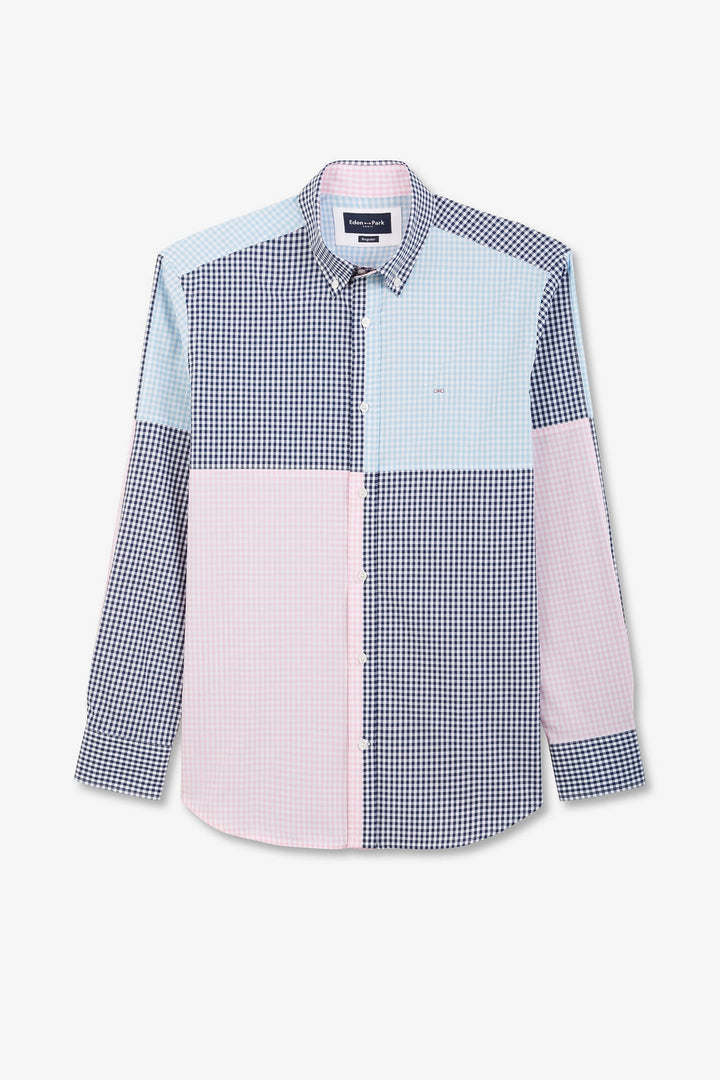 Chemise à Carreaux Eden Park Taille L - 100% Coton, Très Bon état (Occasion)