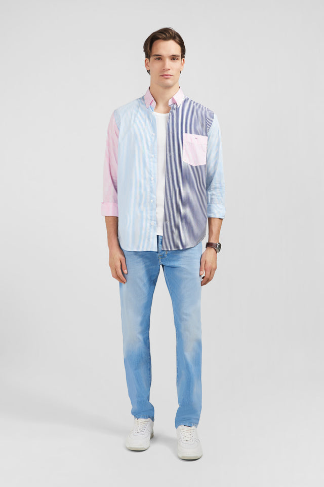Chemise Eden Park Rayée Multicolore Taille M - Occasion Excellent État, Coton