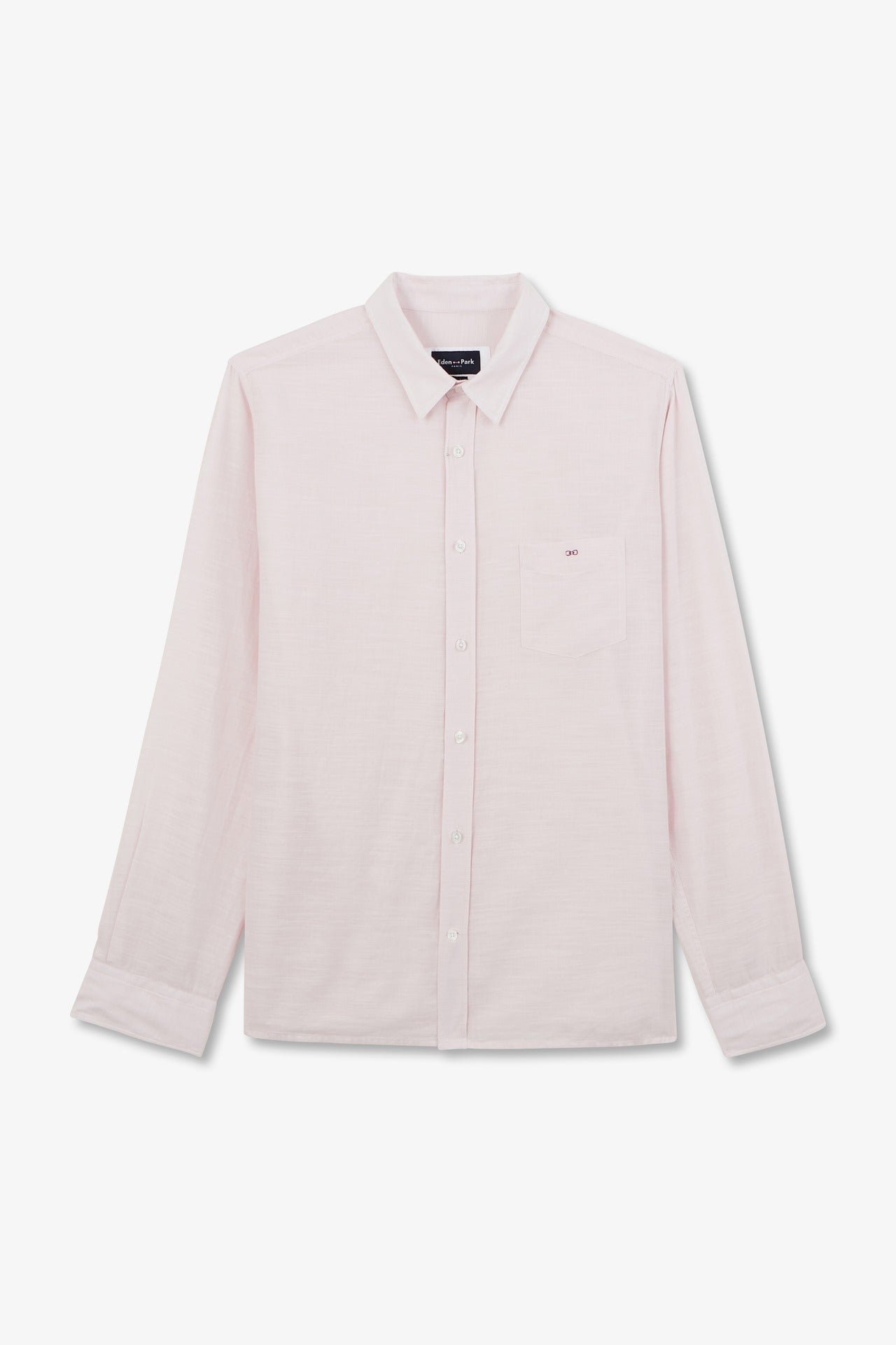 Chemise rose unie