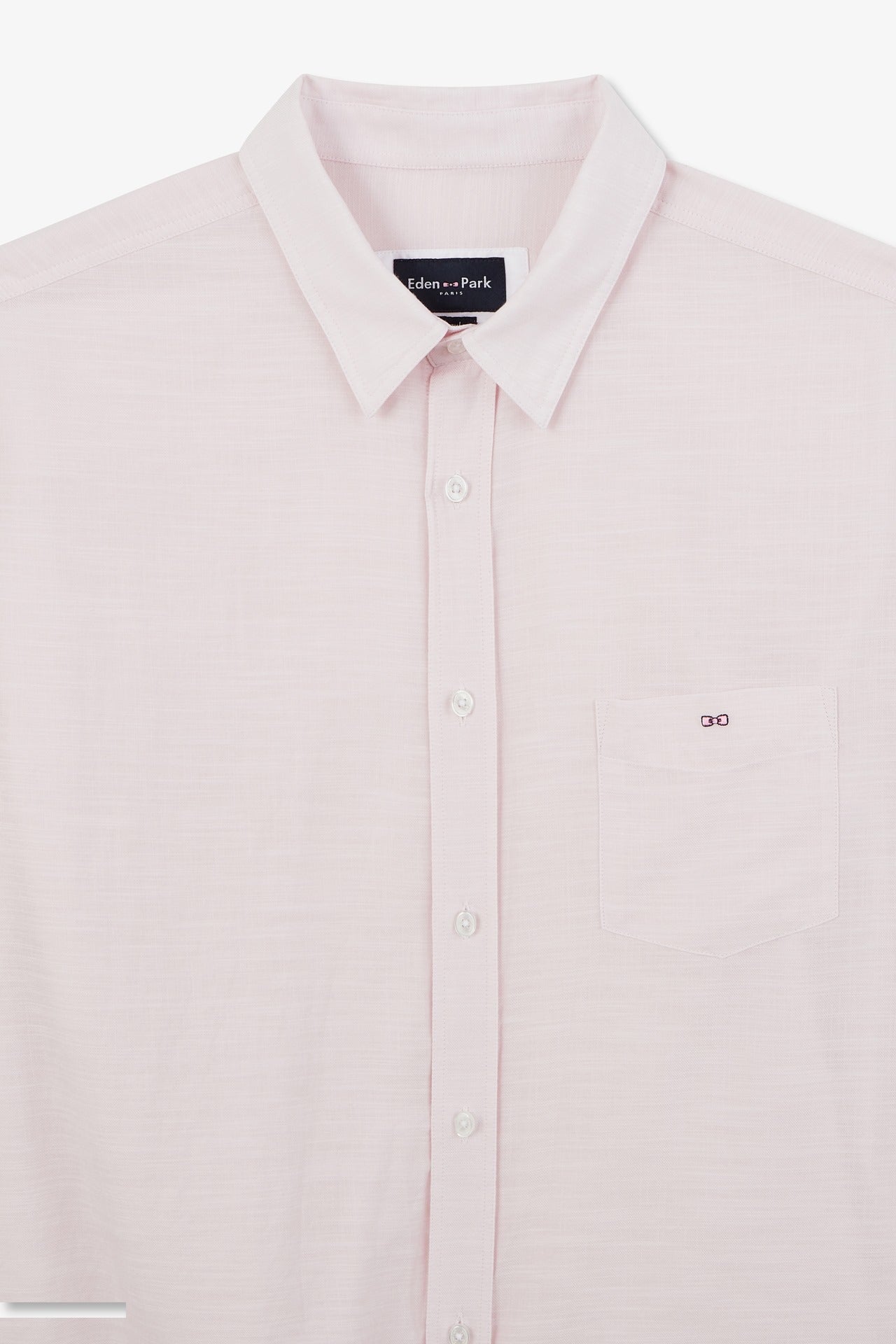 Chemise rose unie
