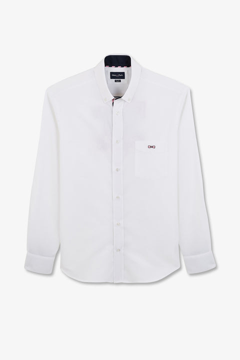 White shirt with Eden Park embroidery - Image 2