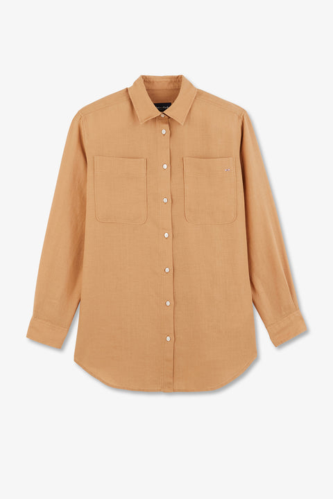 Plain beige blouse - Image 2