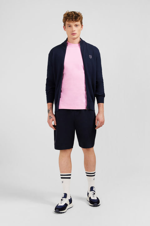 Cardigan zippé bleu marine - Image 1