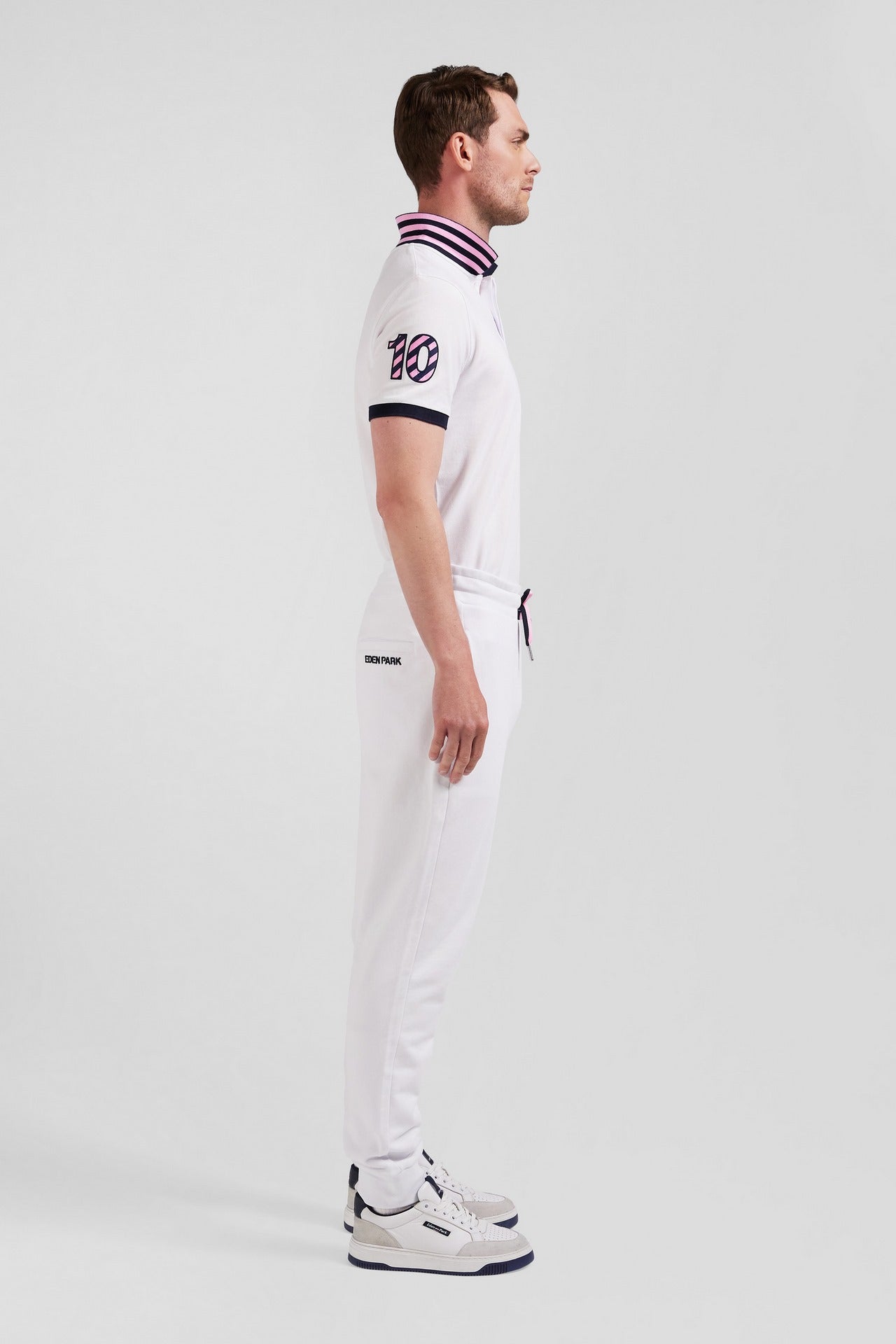 White jogging bottoms