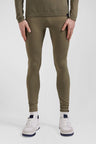Khaki green stretch sports jogging bottoms