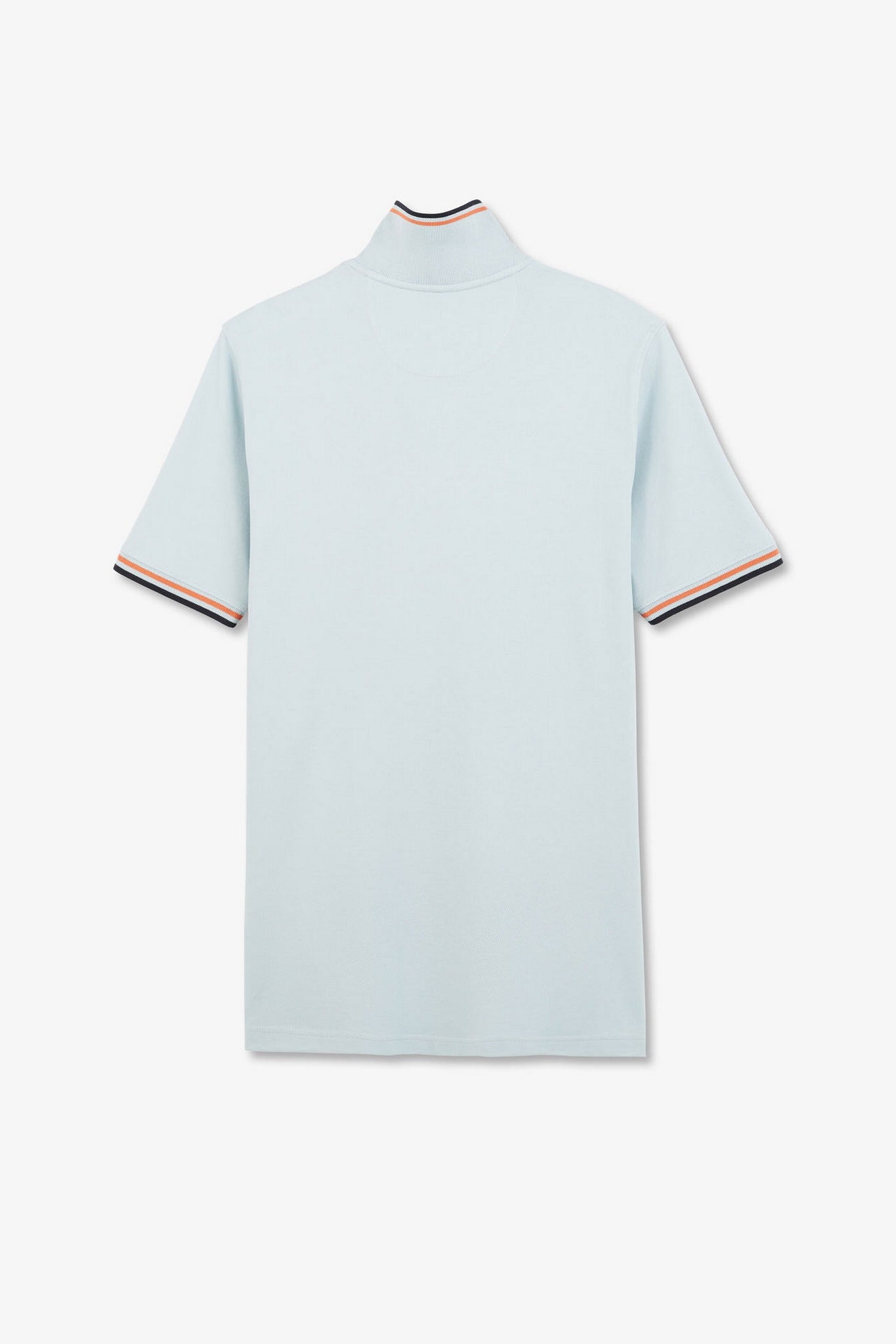Polo bleu clair en coton Pima
