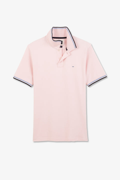 Polo rose en coton Pima - Image 2
