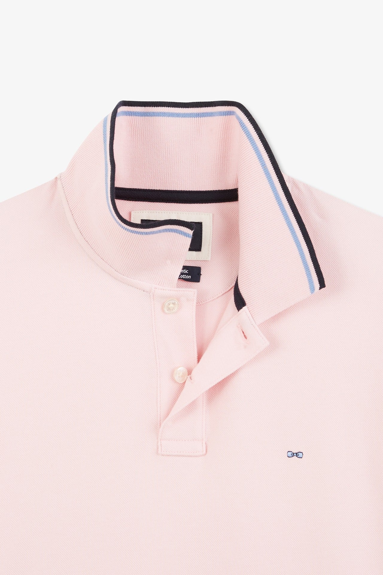 Polo rose en coton Pima