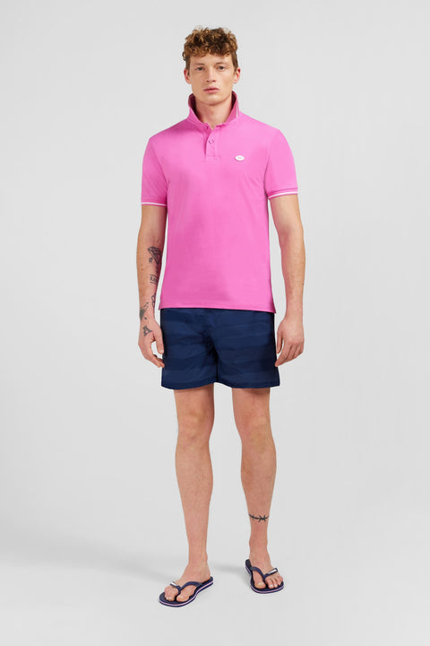 Polo rose à manches courtes - Image 1