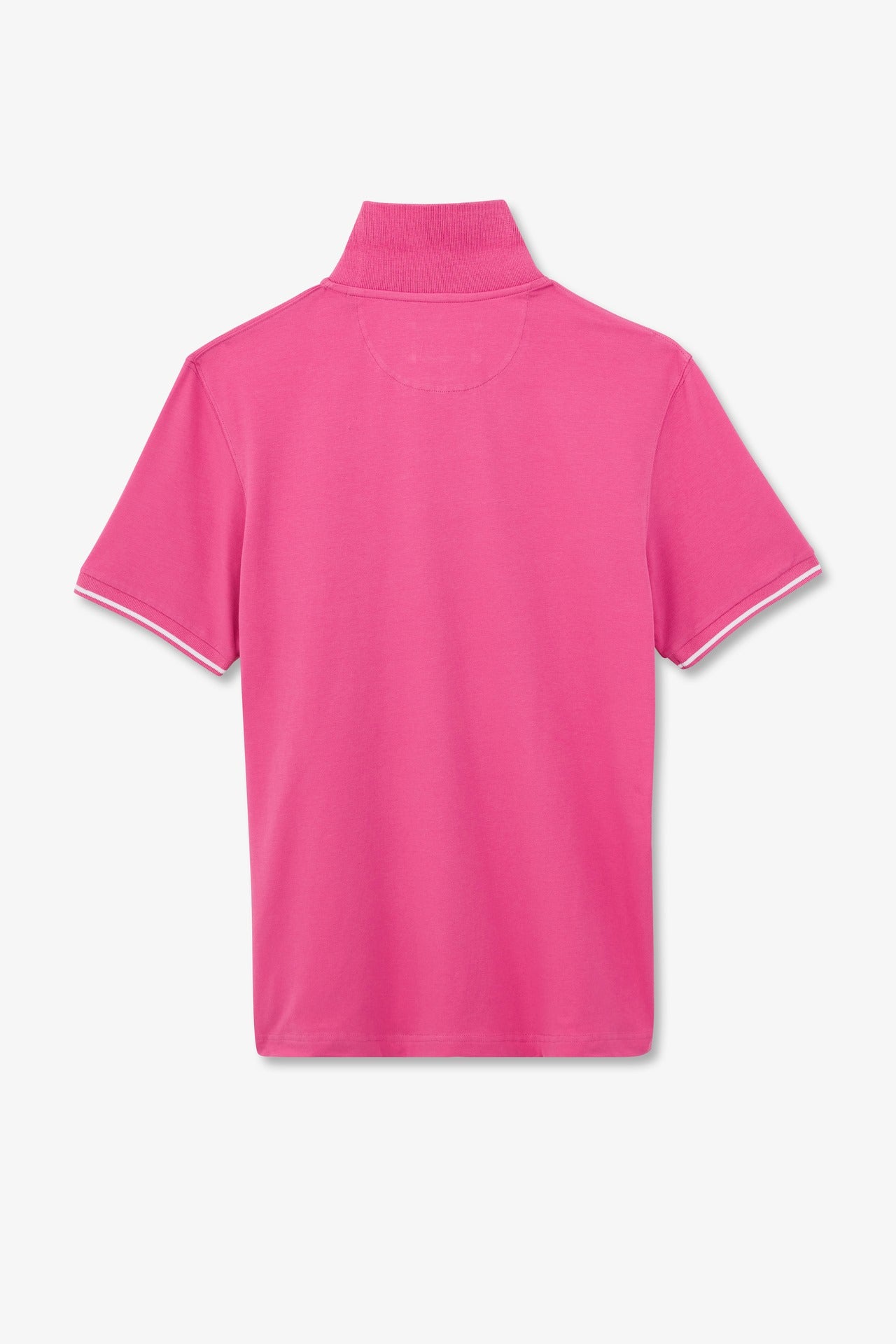 Polo rose à manches courtes