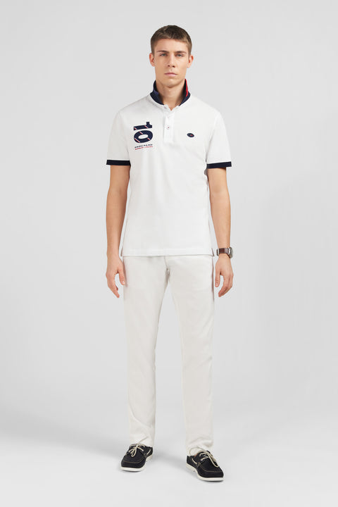 Polo blanc à manches courtes XV de France - Image 1