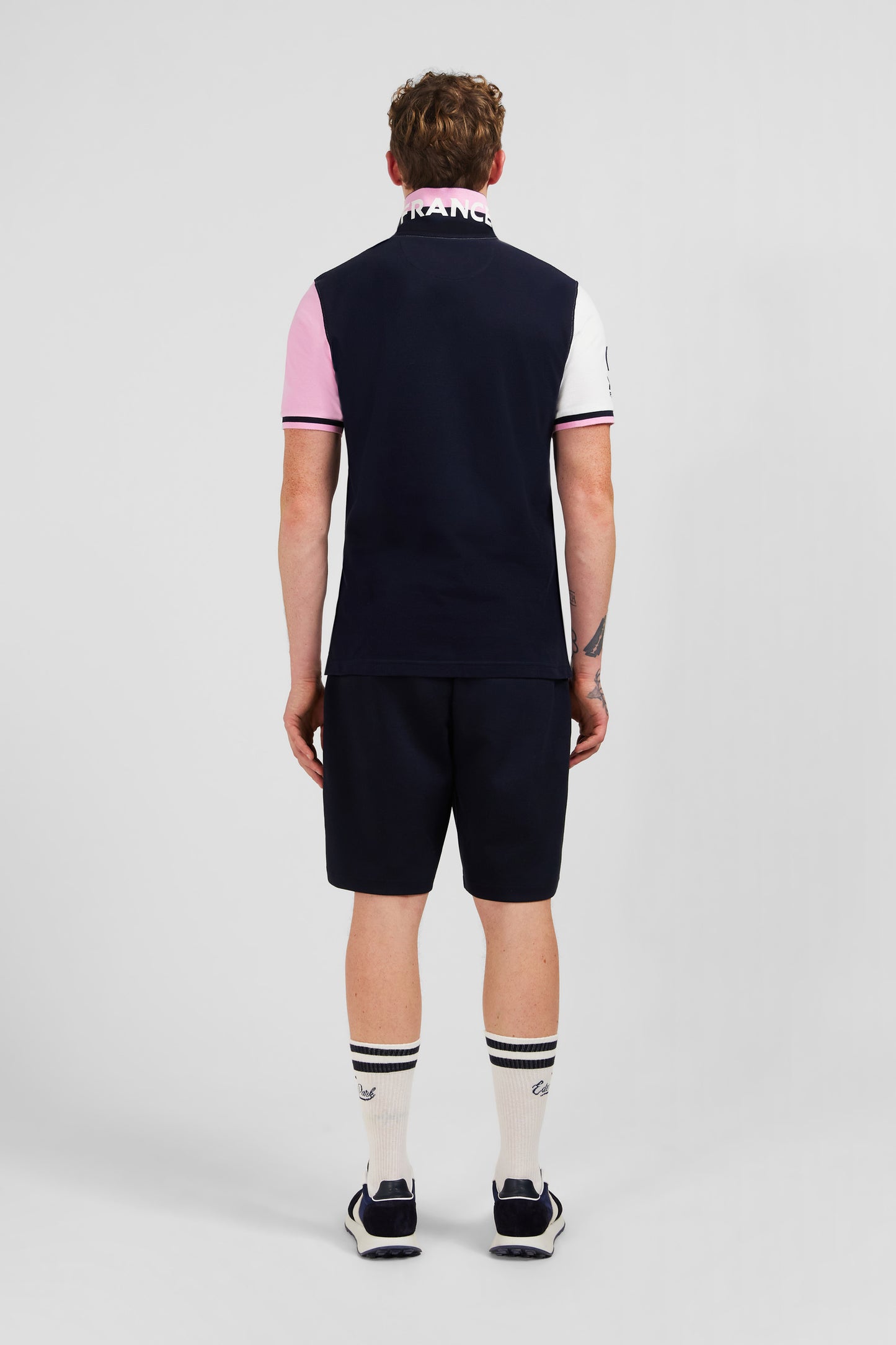 Polo colorblock à manches courtes XV de France